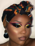 Sheer Royalty Slip On satin lined headwrap
