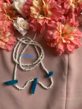 Chakra Crystal Waist bead and Bracelet Set