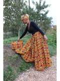 Her Majesty  Kente Skirt and bag and headwrap (Best Seller) (REGULAR + PLUS)