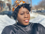 Bey  Slip On satin lined headwrap (spring collection)