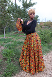 Her Majesty  Kente Skirt and bag and headwrap (Best Seller) (REGULAR + PLUS)
