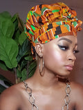 Her Majesty  Kente Skirt and bag and headwrap (Best Seller) (REGULAR + PLUS)