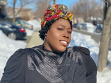 Bey Print Maxi Skirt and Headwrap (spring collection) (REGULAR + PLUS)