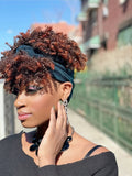 Vee print slip on Hair headwrap headband