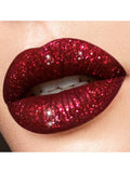 Red wine glitter lip collection