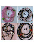 Chakra waist beads