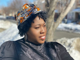 Bey  Slip On satin lined headwrap (spring collection)