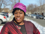 Khari Slip On Satin Lined Headwrap