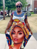Queening  maxi dress  (no bag) (fall best seller) (REGULAR + PLUS)
