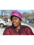 Kozi  Slip On Satin Lined Headwrap