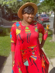 Amora Afro maxi dress   (Best seller) (REGULAR + PLUS)