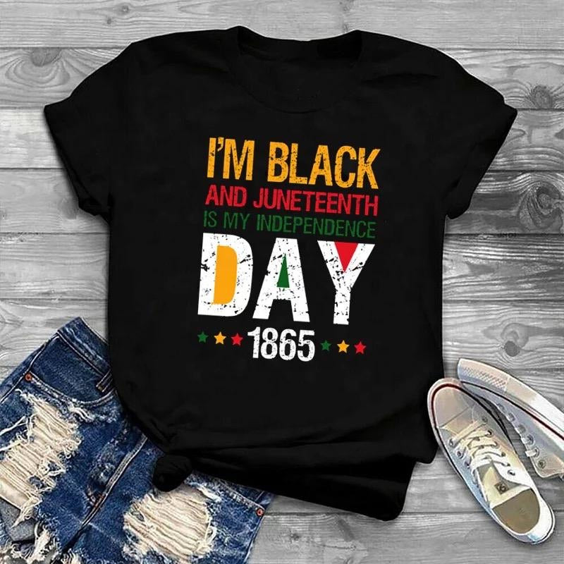 Juneteenth Black T Shirt Glamorous Chicks Headwraps