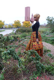 Her Majesty  Kente Skirt and bag and headwrap (Best Seller) (REGULAR + PLUS)