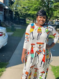 Nola Afro maxi dress  (no bag) (Fall best seller) (REGULAR + PLUS)