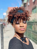 Vee print slip on Hair headwrap headband