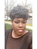 Black and white Print  Maxi Skirt and Headwrap (REGULAR + PLUS)