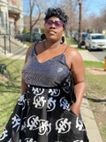 Liv Print Maxi Skirt and Headwrap ( no bag )