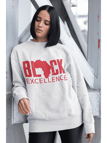 Black owned unisex  white Sweatshirt
