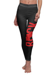 Black Excellence Women's Black Cut & Sew Casual Leggings