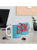 Black Excellence Blue Ceramic Mug 11oz