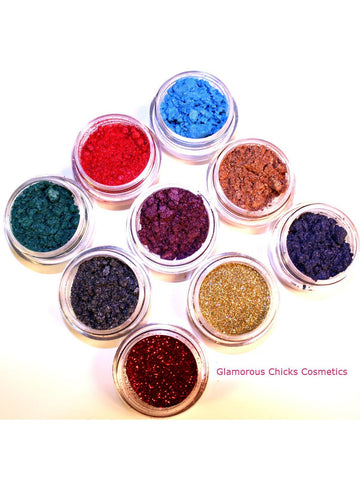 9 best selling eye shadow samples - Glamorous Chicks Cosmetics
