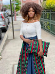 Reggae African Print Clutch Bag Only