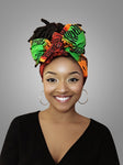 Default type -  - Red, Yellow and Green Best selling Headwrap - Glamorous Chicks Cosmetics - 1