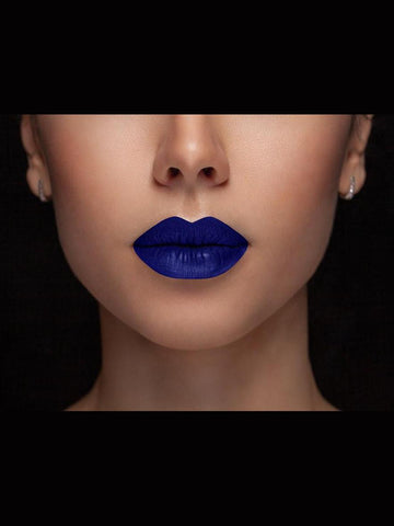 Blue Royalty Matte Blue Lipstick - Glamorous Chicks Cosmetics