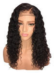 Angel Pre-Plucked Lace Front Curly Human Hair  Wig 150% Density lace front Human hair wig