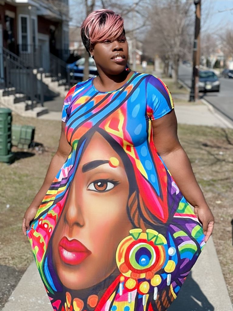 design history maxi dress Women's Design History Maxi Dress Multicolor Stretch Size XXL
