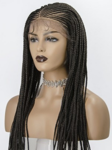 Leona Knotless Hand Braided Lace Wig