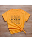 Black Af Cotton T-shirt