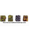 Rhea Limited Edition Holiday Gold Print African Head wrap (Gele)