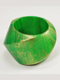 Gorgeous Carved Wooden Bangle - Wide - Glamorous Chicks Cosmetics