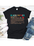 Black Father Definition Cotton Tee T-shirt