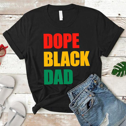Dope Black Dad Cotton Tee T-shirt