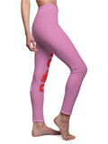 Black Excellence Women's Pink Cut & Sew Casual Leggings