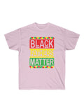 Black Fathers Matter Colorful Unisex Cotton Tee T-shirt