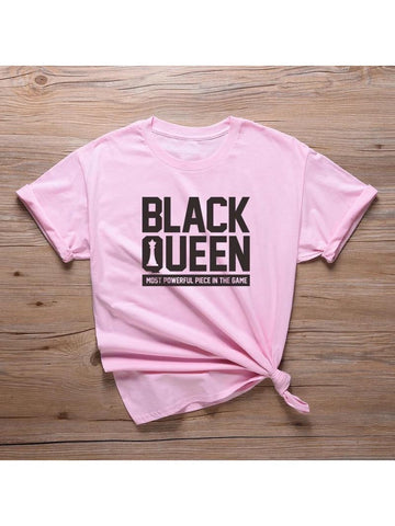 Black Queen Pink T-shirt