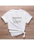 Blacknificent White T-shirt