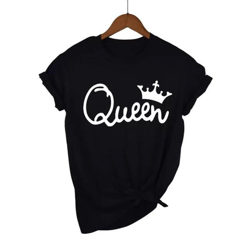 Queen Print Black T-shirt