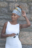 Whitney Slip On Satin Lined Headwrap
