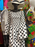 Polka Dress and Bag Set
