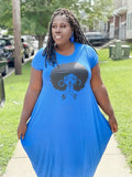 Kianis Afro maxi dress  (no bag) (best seller) (REGULAR + PLUS)