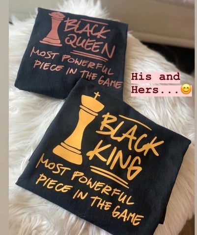 Black King & Queen T-shirt