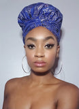 Kacely Slip On satin lined headwrap