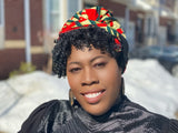 Hannah  Slip On Satin lined headwrap (spring collection)
