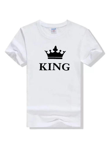King Print White T-shirt