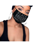 Black Lives Matter Black - mask only