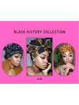 Black history Slip On satin lined headwrap